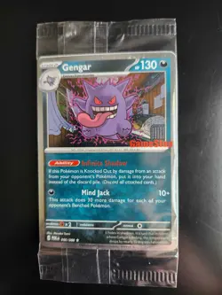 Gengar Pokemon TCG Perfect Order #050/088 Cosmos Holo Gamestop Exclusive SEALED - Image 1