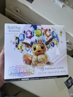 Prismatic Evolutions Pokemon Center Elite Trainer Box ETB New Sealed (see desc) - Image 1
