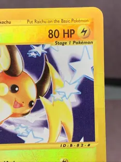 Pokemon TCG Raichu 25/165 Reverse Holo Rare Expedition Base Set VTG WOTC 2002 MP - Image 3