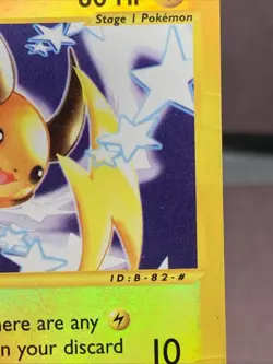Pokemon TCG Raichu 25/165 Reverse Holo Rare Expedition Base Set VTG WOTC 2002 MP - Image 4