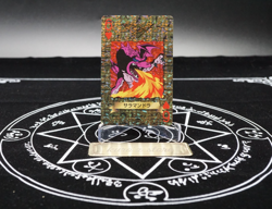 Yugioh TOEI Trump Collection Salamandra Holo Poker Card 1998 Japanese - Image 2