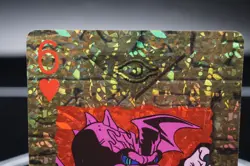 Yugioh TOEI Trump Collection Salamandra Holo Poker Card 1998 Japanese - Image 4