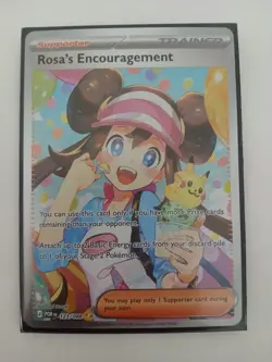 Rosa's Encouragement 123/088: Perfect Order Trainer SIR Full Art Holo NM Pokemon - Image 1