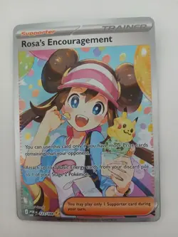 Rosa's Encouragement 123/088: Perfect Order Trainer SIR Full Art Holo NM Pokemon - Image 2