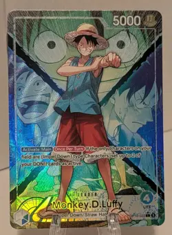 One Piece TCG Monkey D. Luffy Alt Art Leader OP16-022 The Time of Battle - Image 1