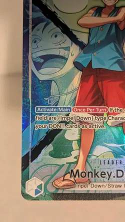 One Piece TCG Monkey D. Luffy Alt Art Leader OP16-022 The Time of Battle - Image 5