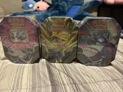 Pokemon TCG Azure Legends Tin Set - Kyogre EX Dialga EX Xerneas EX Sealed Lot 3 - Image 2