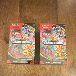Lot of 2x Pokemon TCG: Chaos Rising Booster Bundle Factory Sealed (NEW) - Image 1