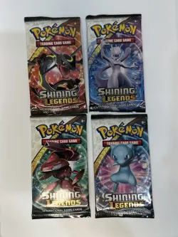 Pokemon TCG Shining Legends Booster Packs- Art Set of 4. SEALED - Image 2