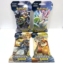 Sun & Moon Unbroken Bonds Art Set Sealed Pokemon Card Sleeved Booster Pack - Image 1
