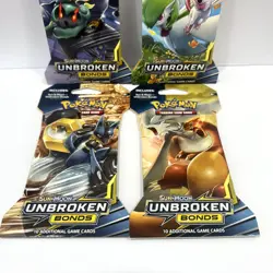 Sun & Moon Unbroken Bonds Art Set Sealed Pokemon Card Sleeved Booster Pack - Image 3