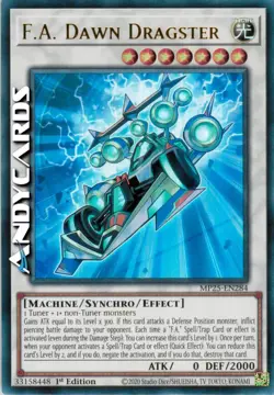 F.A. DAWN DRAGSTER (F.A. Dragster Dell'alba) Ultra R • MP25 EN284 • 1Ed • Yugioh - Image 1