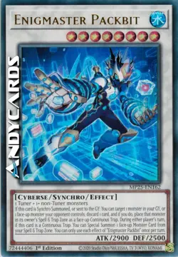ENIGMASTER PACKBIT (Enigmaestro Packbit) Ultra R SP • MP25 EN162 • 1Ed • Yugioh! - Image 1