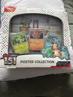 Pokemon TCG Scarlet & Violet 151 Poster Collection Box New & Sealed 820650853166 - Image 1
