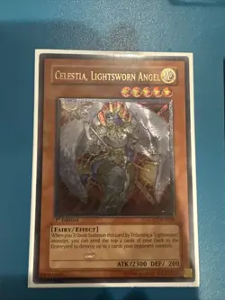 Celestia, Lightsworn Angel (UTR) LODT-EN024 Light of Destruction 1st Edition - Image 2
