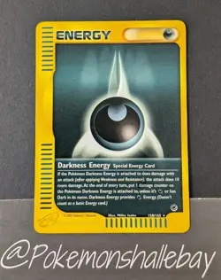 Darkness Energy 158/165 - Expedition Base Set *NM* Rare Pokemon Card - Image 1