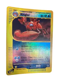 Pokemon Kingler 50/165 Expedition Base Set Non-Holo e-Reader 2002 - Image 1