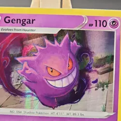 Gengar 085/202 Holo Rare Pokemon Card Sword Shield Base Set PTCG - Image 3