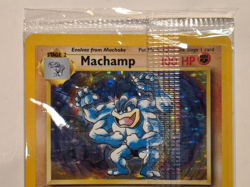 Pokemon TCG Machamp Holo Rare 1st Edition Base Set #8/102 FACTORY SEALED - Image 2