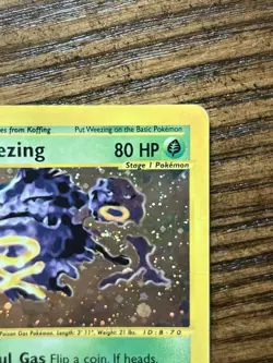 Pokemon TCG Weezing Expedition Base Set 032/165 Holo Rare English 2002 80 HP - Image 3