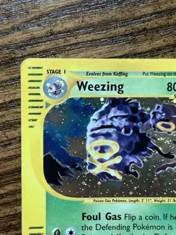 Pokemon TCG Weezing Expedition Base Set 032/165 Holo Rare English 2002 80 HP - Image 4
