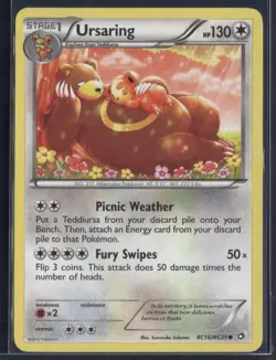 Ursaring RC16/RC25 Holo Legendary Treasures: Radiant Collection Pokemon Holo LP - Image 1
