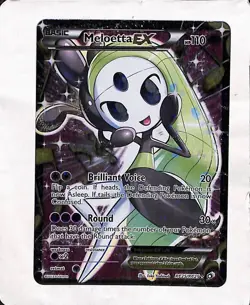 Meloetta EX (Full Art) RC25/RC25 Legendary Treasures: Radiant Collection Holo - Image 1