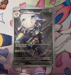 Pokemon TCG Steelix 150/132 ME01 Mega Evolution IR Holo EN 200HP Stage 1 - Image 1