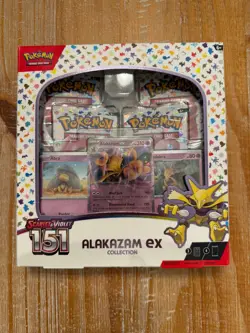 Pokemon TCG: Scarlet & Violet 151 Alakazam ex Collection Booster Box New/Sealed 820650855269 - Image 1