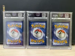 Pokemon 151 SIR Charizard,Blastoise,Venusaur PSA9 Graded Set - Image 2