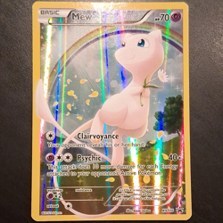 Pokemon TCG Mew XY Black Star Promos XY110 Holo Promo Basic English 2016 Fullart - Image 1