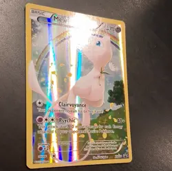 Pokemon TCG Mew XY Black Star Promos XY110 Holo Promo Basic English 2016 Fullart - Image 2