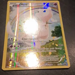 Pokemon TCG Mew XY Black Star Promos XY110 Holo Promo Basic English 2016 Fullart - Image 4