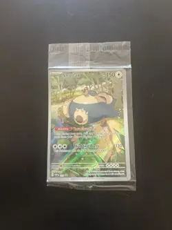 SEALED Pokemon TCG Snorlax Svp Black Star Promos 051 Holo Promo - Image 1