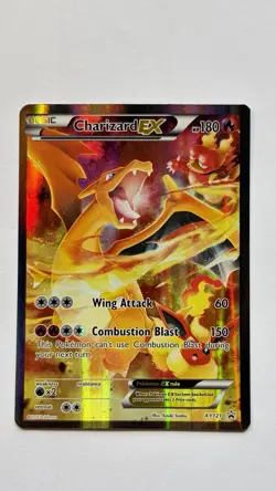 Pokemon TCG Charizard EX XY121 Full Art Black Star Promo Holo Rare 2016 - Image 2