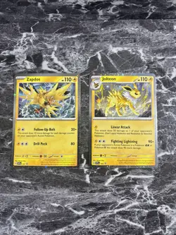 Pokemon TCG Zapdos/Jolteon Scarlett & Violet Black Star Promo Cards X2 NM - Image 1