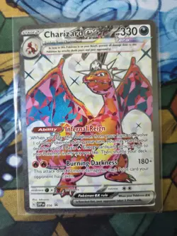 Charizard EX - SVP056 - Black Star Promo - Pokemon MP TCG Card Full Art Rare - Image 1