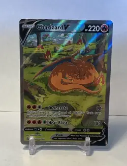Pokemon TCG Charizard V SWSH260 SWSH Promo Card Holo Eng HP 220 - Image 1