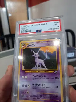 Espeon Promo Japanese Psa 9 Mint 2000 Neo 2 Card 196 Cool Cat Creature P.M. - Image 3