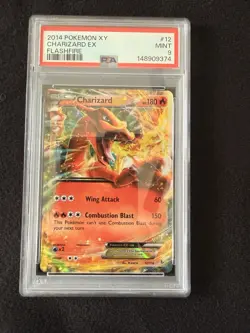 PSA 9 Charizard EX 12/106 Flashfire XY Holo Pokemon Card 2014 Mint - Image 1