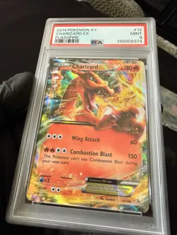 PSA 9 Charizard EX 12/106 Flashfire XY Holo Pokemon Card 2014 Mint - Image 5