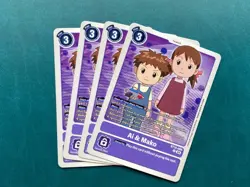 Ai & Mako BT19-088 Playset Special Booster 2.0 2.5 Digimon Card Game x4 - Image 1