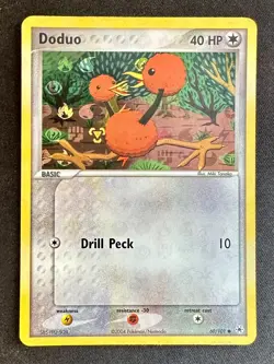 Doduo 60/101 2004 EX Hidden Legends Pokemon Card TCG Reverse Holo Common - Lp - Image 1