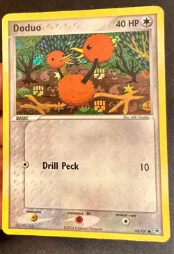 Doduo 60/101 2004 EX Hidden Legends Pokemon Card TCG Reverse Holo Common - Lp - Image 2