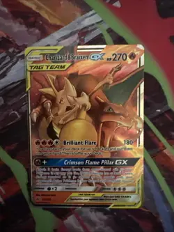 Pokemon Card - Charizard & Braixen GX 22/236 Sm-Cosmic Eclipse Holo NM - Image 3