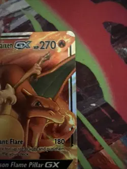 Pokemon Card - Charizard & Braixen GX 22/236 Sm-Cosmic Eclipse Holo NM - Image 4