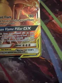 Pokemon Card - Charizard & Braixen GX 22/236 Sm-Cosmic Eclipse Holo NM - Image 5