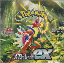 Pokemon Card Scarlet & Violet Booster Scarlet ex Sealed Box SV1S Japanese - Image 1