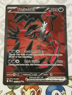 Yveltal ex 105/088 - Full Art Ultra Rare - Pokemon TCG: Perfect Order - NM - Image 1