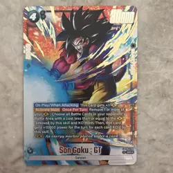 Son Goku : GT FB09-100 Alternate Art Dual Evolution Dragon Ball Card English - Image 1